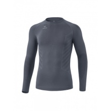 Erima Funktionsunterwäsche Langarmshirt Athletic Rundhals (nahtlos) grau Herren